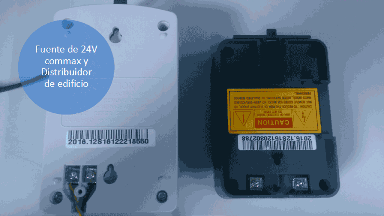 COMMAX CMD101BU - Distribuidor de Piso para sistema de apartamentos con videoporteros compatible con frente cmx104052  permite comunicación con estación de guardia y monitores CMV43A  alimentación con RF2A/  complejo