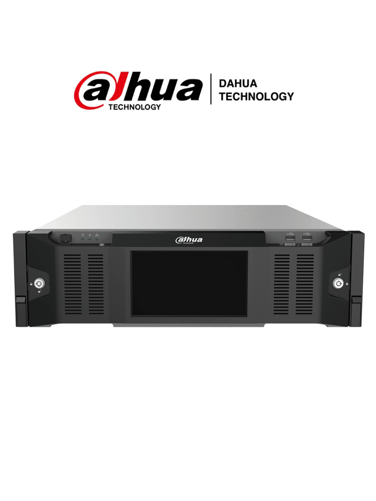 DAHUA DSS7016DR-S2- Servidor de Administración de Dispositivos compatible con Software DSS Pro y dispositivos Dahua. Ofrece una capacidad de 600Mbps y cuenta con 15 bahías SATA Hot Plug. Soporta RAID para una gestión avanzada y segura de dispositivo