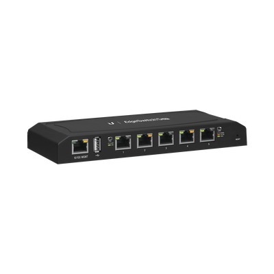 EdgeSwitch 5XP Administrable de 5 Puertos Gigabit PoE de 24 V Pasivo  con funciones avanzadas de Capa 2