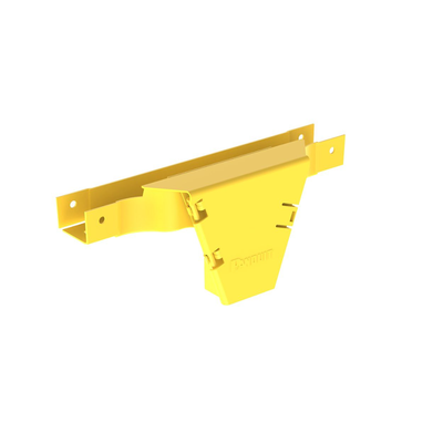 Accesorio en T con Conexión Horizontal y Bajada Vertical a 90º Para Canaletas FiberRunner™ 2x2 Color Amarillo