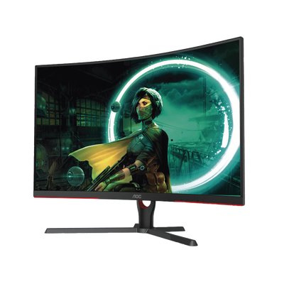 Monitor Curvo 32" WIDESCREEN GAMING W-LED VA Resolución 1920x1080p 165Hz con Entradas de Video HDMI / DISPLAYPORT Bisel Ultra Delgado Soporta VESA