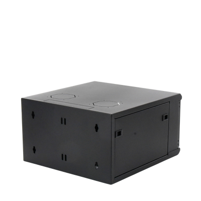 Gabinete para Montaje en Pared Fijo con 4 Unidades de Rack de 19in Puerta de Cristal Templado Fabricado en Acero