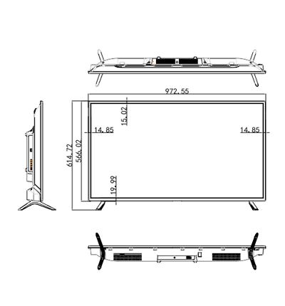 DAHUA DHI-LM43-F400 - Monitor de 43" Ultra Alta Definición 4k diseñado para un rendimiento continuo 24/7. Ofrece un ángulo de visión de 178° tiempo de respuesta de 8 ms y resolución ultra alta ideal para profesionales y gamers. #MonitorDahua #GAM