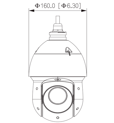 DAHUA DH-SD49225DB-HC - Cámara HDCVI PTZ de 2 Megapíxeles/ 25x de Zoom Óptico/ Starlight/ WDR Real de 120 dB/ IR de 100 Mts/ IP66/ E de Alarma/ 1 Canal de Audio/ #LoNuevo