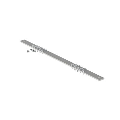 Barra de Conexión a Tierra Para Rack de 19" Con 20 Orificios Para Conexión Rápida de Equipos Incluye 20 Tornillos # 12-24 x 1/2" Instalados