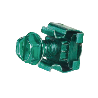 KIT 4 Tuercas Enjauladas No. 12-24 4 Tornillos Rosca 1/2" Verde.