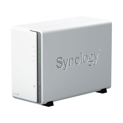 NAS DiskStation DS223j | 2 Bahías | CPU Realtek RTD1619B 1.7 GHz | 1 GB DDR4 | Puerto 1GbE RJ-45 | USB 3.2 Gen 1 | Compatible con HDD y SSD | Synology DSM | RAID 0 1 JBOD | SMB AFP NFS FTP | Vigilancia IP