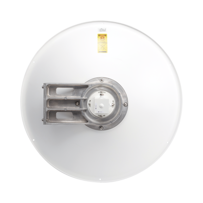 Antena de alto desempeño Dimensiones (2 ft) Ganancia de 29 dBi 5.25-5.85 GHz Conectores N-hembra Fácil instalación Preensamblada Montaje incluido