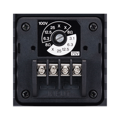 Altavoz de Montaje en Pared 2 vias Woofer 4 in Tweeter 1 in IPX3 8 ohms 70/100V Color Blanco Par