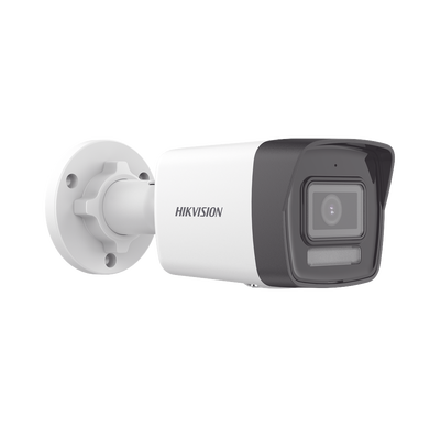 Bala IP 2 Megapixel / Lente 2.8 mm / Dual Light (30 mts IR + 30 mts Luz Blanca) / ACUSENSE Lite / Exterior IP67 / H.265+ / PoE