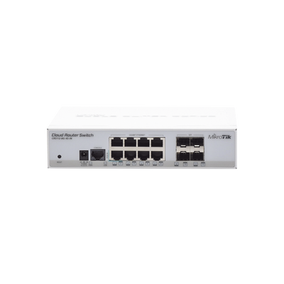 Cloud Switch Router 8 Puertos Gigabit Ethernet y 4 Puertos SFP  throughput 975 kpps