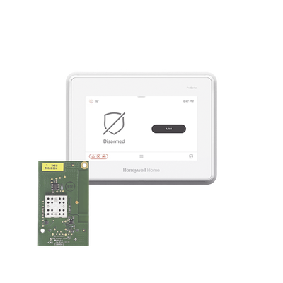 Sistema de Alarma con Pantalla Touch de 7" Compatible con sensores Inalambricos DSC Bosh 2GIG ITI y Serie 5800 agregando el modulo PROTAKEOVER
