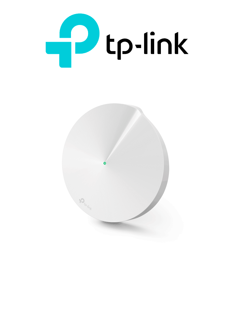 TP-LINK DECO M5 (1-Pack) - Router MESH para hogar de doble banda Wi-Fi 5 AC1300 Mbps con 2 puertos Gigabit WAN/LAN 4 antenas internas además app Deco (iOS Android) protección HomeCare y antivirus integrado.