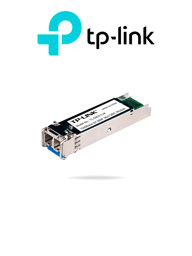 TP-LINK SM311LM - Transceptor mini-GBIC SFP Duplex Multimodo 1GBase alcance de 550 metros y conector LC.