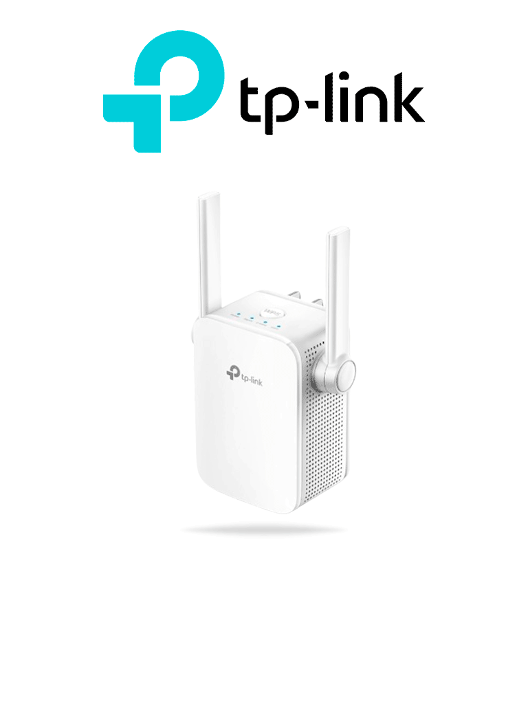 TP-LINK RE205 -Repetidor de señal WiFi AC750 con frecuencias de 2.4GHz (300Mbps) y 5GHz (433Mbps) además indicador inteligente de señal modo punto de acceso 2 antenas externas y 1 puerto Ethernet (RJ45) 10/100Mbps.