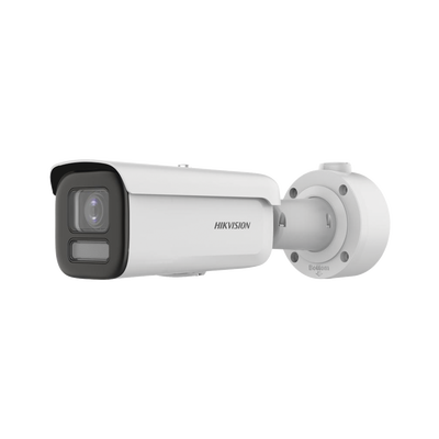 Bala IP 8 Megapixel / Lente 4 mm / Dual Light (60 mts IR + 60 mts Luz Blanca ) / Darkfighter S / Exterior IP67 / WDR 130 dB / 4 Analíticos: AcuSense Deteccion Facial Conteo de Personas por Cruce y Zona