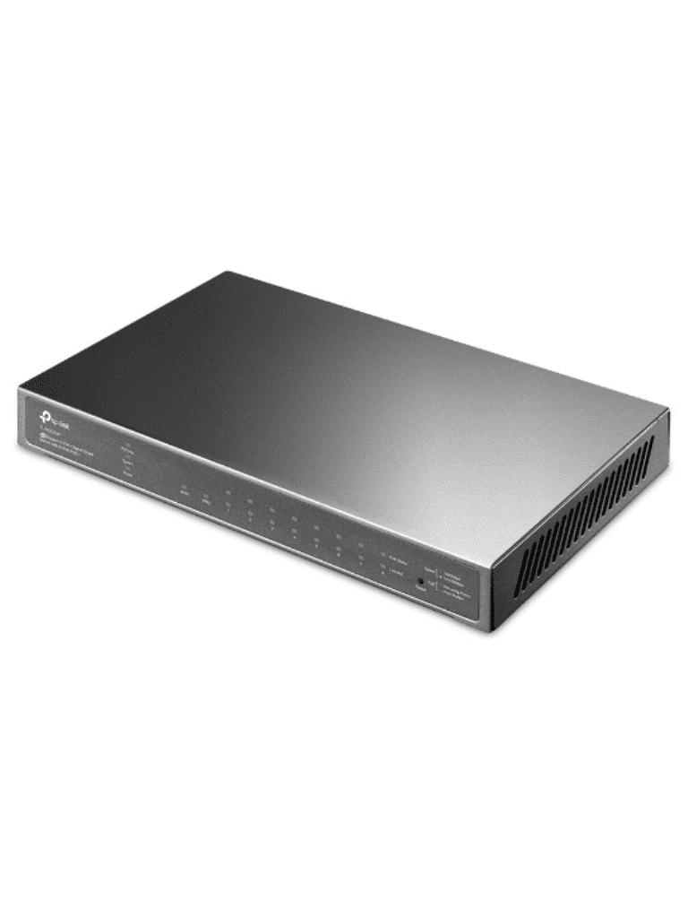 TP-LINK SG2210P - Switch PoE JetStream SDN Administrable 8 puertos 10/100/1000 Mbps + 2 puertos SFP 8 puertos PoE 61W administración centralizada OMADA SDN