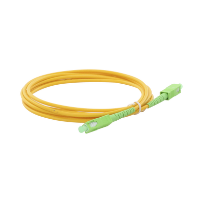 Jumper de Fibra Óptica Monomodo SC/APC-SC/APC Simplex de 3 metros 3mm