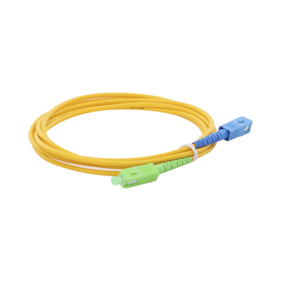Jumper de Fibra Óptica Monomodo SC/APC-SC/UPC Simplex de 2 metros 3mm