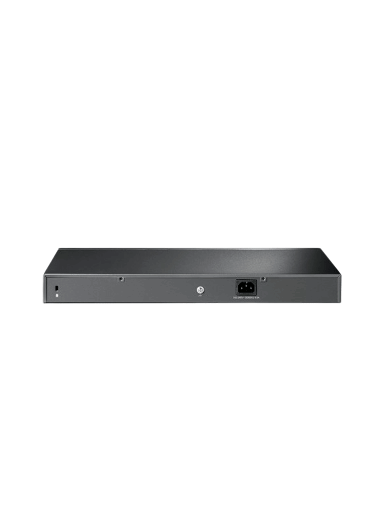 TP-LINK SL2428P - Switch PoE+ JetStream SDN administrable con 24 puertos 10/100 Mbps 2 puertos 10/100/1000 Mbps (Uplink) 2 puertos SFP (combo 2 RJ45 10/100/1000 Mbps) capacidad de 250W y administración centralizada OMADA SDN.