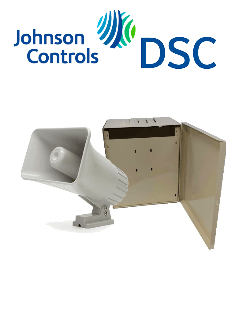 DSC S30WGPAQTT - Paquete Sirena Exterior 30W con Gabinete GS001 TT001