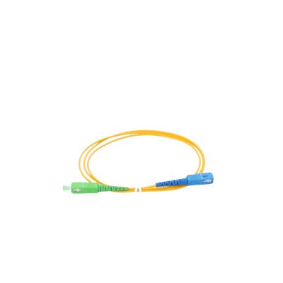 Jumper de Fibra Óptica Monomodo SC/APC-SC/UPC Simplex de 1 metro 2mm