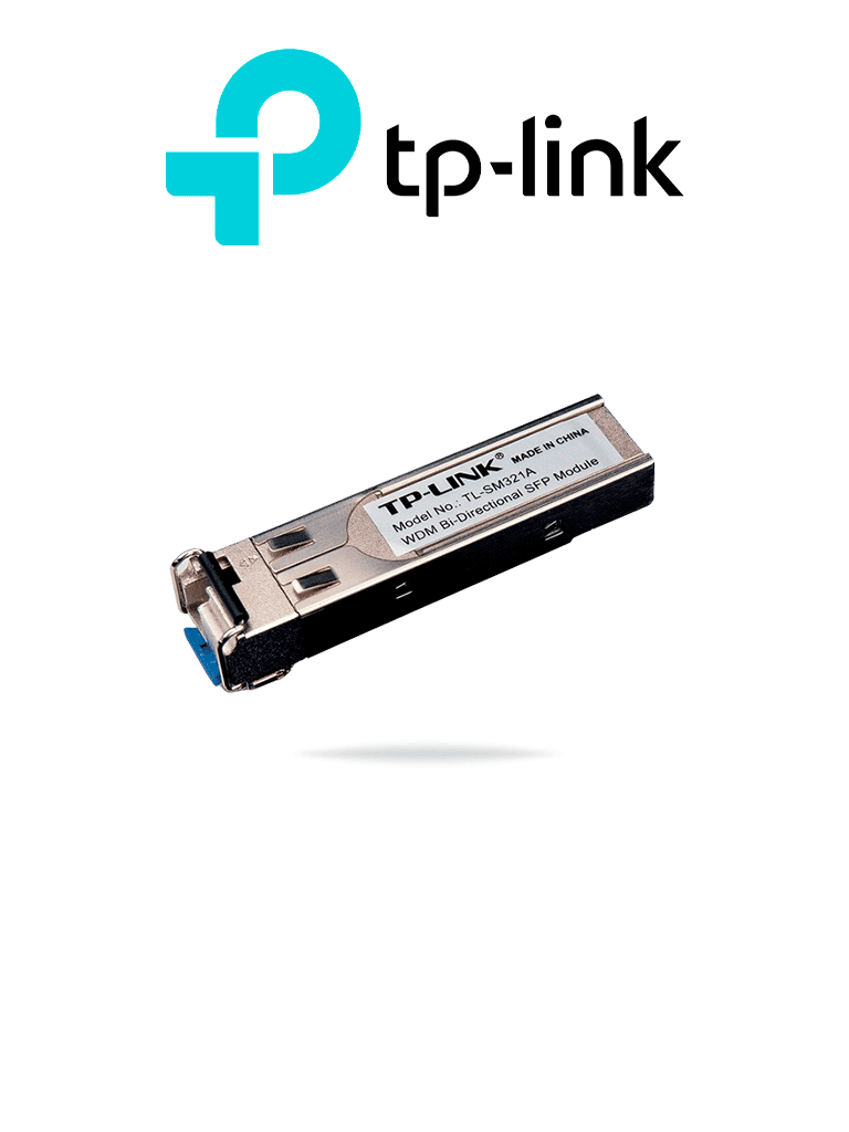 TP-LINK SM321A - Transceptor mini-GBIC SFP WDM Bi-Direccional Monomodo 1GBase Distancia 10 KM Conector LC (Necesita el modelo TL-SM321B para enlazar)