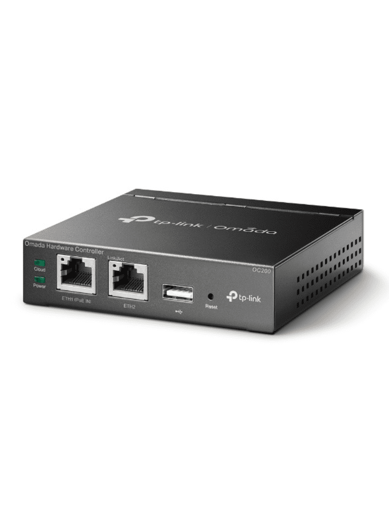 TP-LINK OC200 - Controladora Omada para gestionar hasta 100 equipos Omada. Gestión desde la nube gratuita actualizaciones masivas. 2 puertos Gigabit con PoE af/at. Versión Hadware 1.0