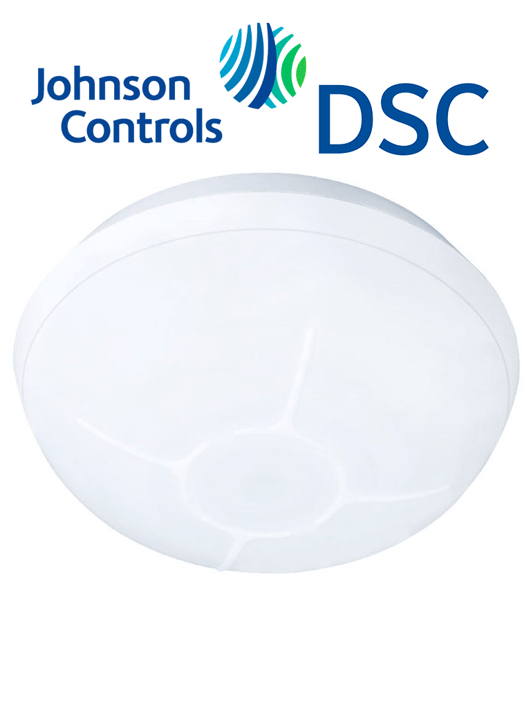 DSC PG9872 - Detector de Movimiento 360° interior de largo alcance con tecnología Power G para techo compatible con NEO PRO Qolsys e IoTega