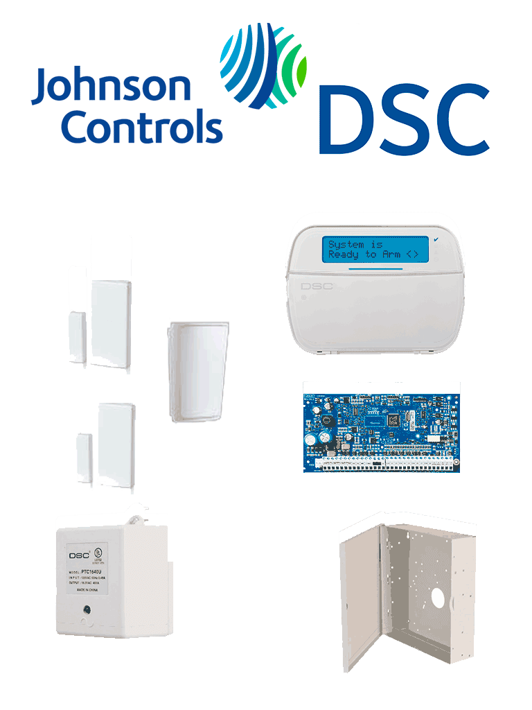 DSC NEO-RF-LCD-SB - Paquete NEO con 32 Zonas/ Panel HS2032/ Teclado Alfanumérico HS2LCDRF9 N / Gabinete GMX003 / 2 Contactos Inalámbricos PG9303 / 1 Detector de Movimiento PG9914 / Transformador/Sin Batería/ #PLANDEBENEFICIOS #LEÓN