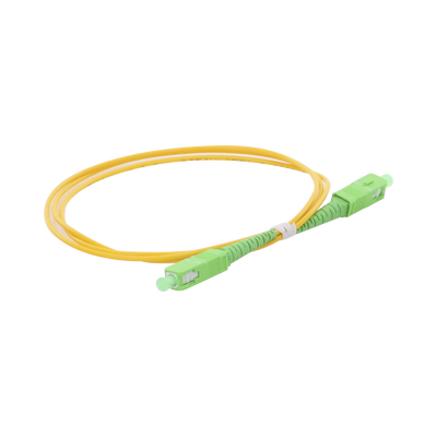 Jumper de Fibra Óptica Monomodo SC/APC-SC/APC Simplex de 1 metro 2mm