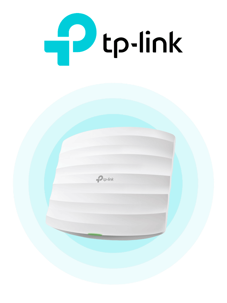 TP-LINK EAP115 - Punto de Acceso Omada 2.4 GHz N300 para montaje en techo o pared con configuración stand-alone o por controlador y alimentación PoE 802.3af.