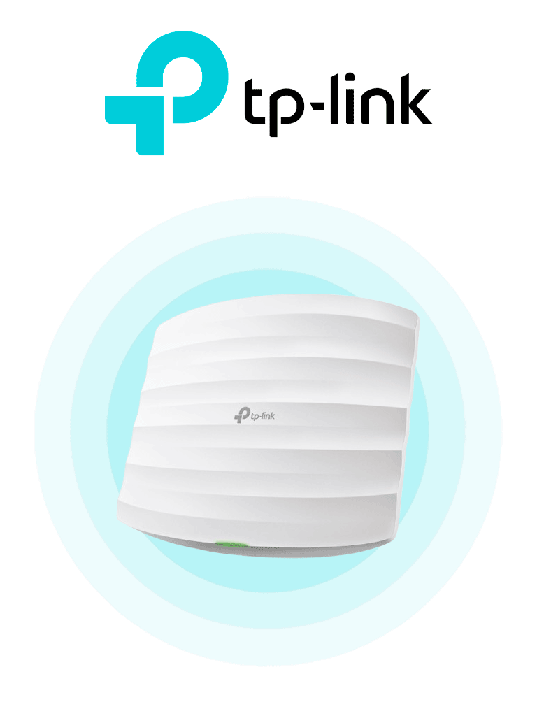 TP-LINK EAP225 - Punto de Acceso Omada de doble banda AC 1350 MU-MIMO para montaje en techo o pared con configuración stand-alone o por controlador y alimentación PoE af.