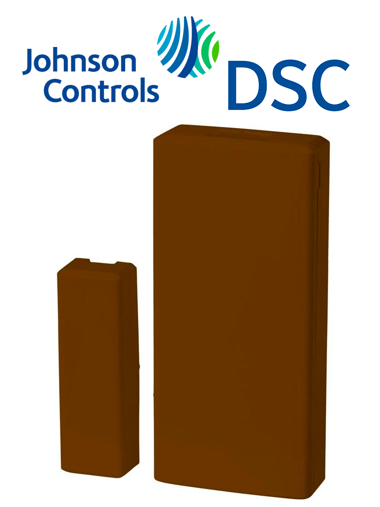 DSC PG9303BR - Contacto Magnético ultradelgado Inalámbrico con tecnología Power G compatible con NEO  PRO  Qolsys e IoTega