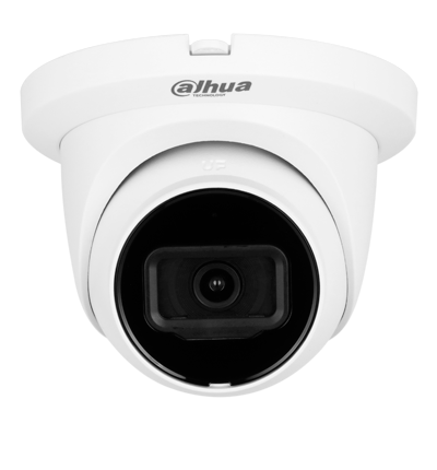 DAHUA DH-IPC-HDW2841TM-S Cámara IP WizSense de 8 MP/ H.265+/ Protección perimetral/ WDR/ HLC/ BLC/ LED IR de 30 m/ Lente de 2.8mm/ 106°/ Ranura MicroSD/ Micrófono/ PoE/ IP67/ SMD Plus #MCI2Q125 #IMD