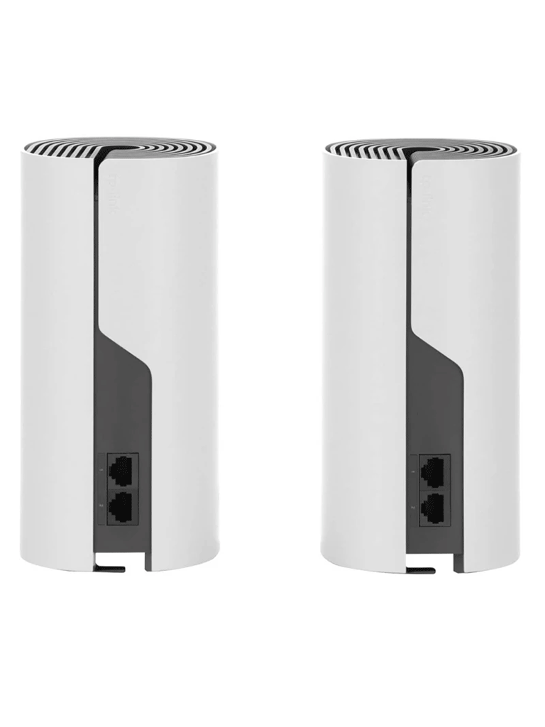 TP-LINK DECOE4 (2-Pack) - Kit de router inalámbrico mesh Deco E4 para hogar de doble banda AC 1200 con 2 puertos 10/100 Mbps y compatible con Alexa. (2 piezas)