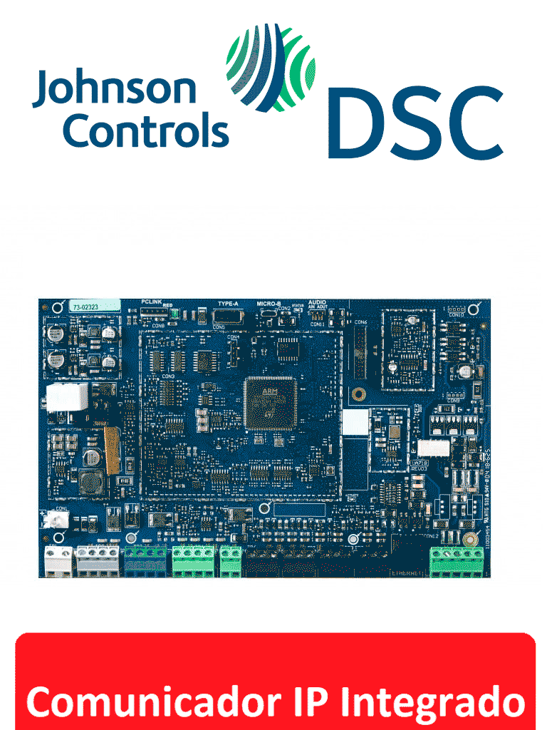 DSC-HS3128PCB- Tarjeta Serie Pro 128 Zonas  Con Comunicador IP Integrado