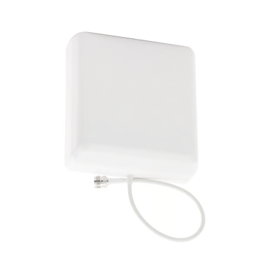 Antena direccional tipo Panel para interior/ Cubre 698-960 MHz 1710-2700 MHz/ Ganancia 4-6 dBi 8 dBi/ Conector N-Hembra/ Incluye montaje para pared.