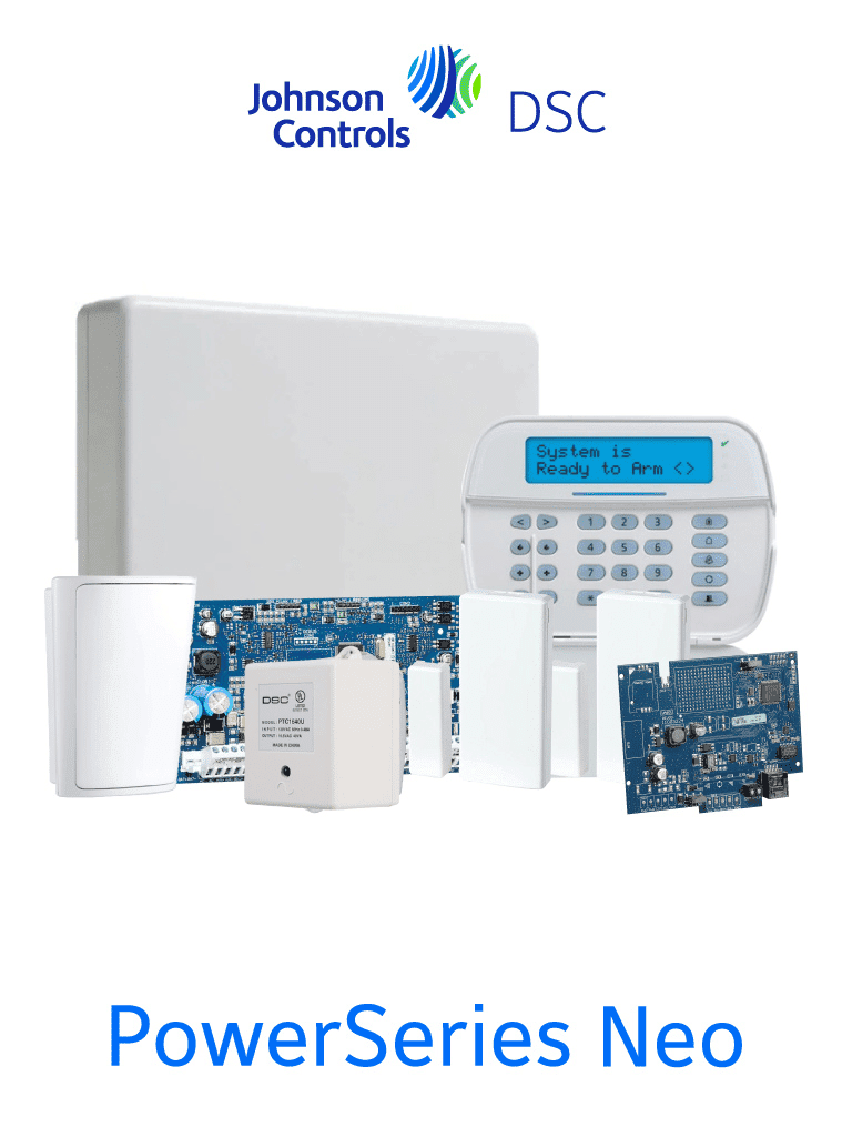 DSC NEO-RF-LCD-IP-SB Paquete NEO 32 Zonas Inalámbricas/Panel HS2032/Comunicador TL280E/Teclado ALFANUMÉRICO con TRANSCEPTOR HS2LCDRF9N/2 Contactos PG9303/Sensor Inalámbrico PG9914/Fuente PTC1640U/Gabinete /Sin Batería/#PLANDEBENEFICIOS #LEÓN