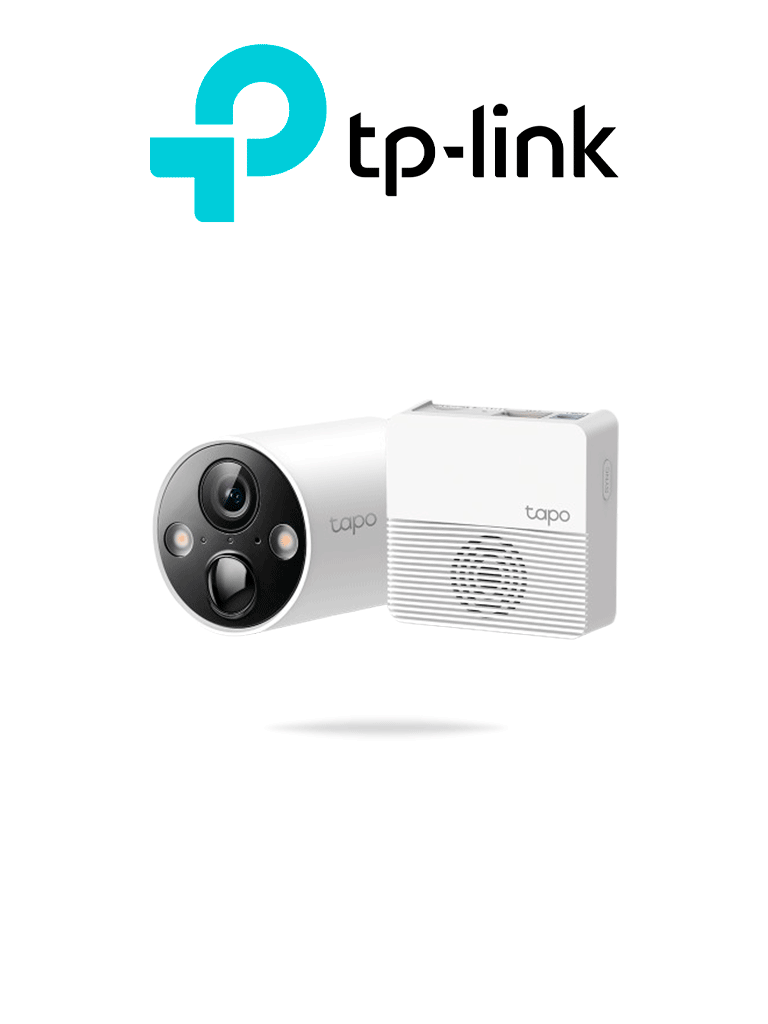 TP-LINK TAPO C420S1 - Cámara IP WiFi tipo Bullet con batería integrada para exterior resolución de 2K visión nocturna WiFi 2.4 GHz notificación push ranura para Micro SD y compatible con Google Assistant y Alexa. #TP9 #MCI2
