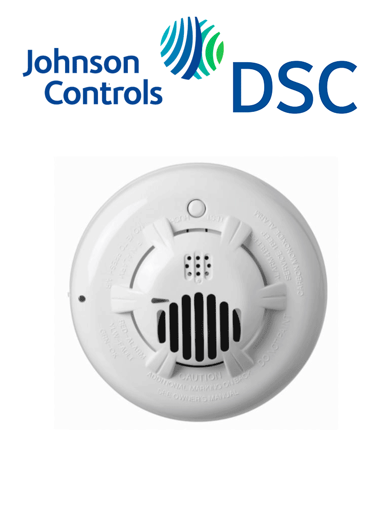 DSC PG9933 - Detector Inalambrico de Monoxido de Carbono POWER G compatible con NEO  QOLSYS  IOTEGA y PSP