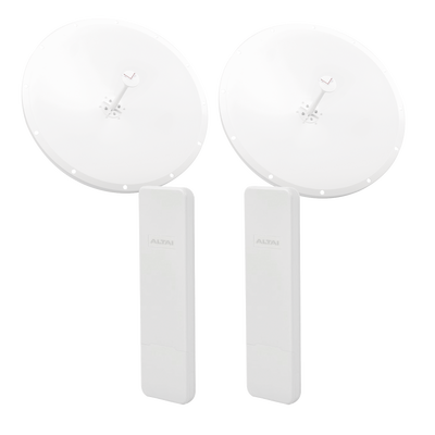 Kit de Enlace Completo PTP en 5 GHz Hasta 20 km con el Modelo Conectorizado C1XAN y Antena Direccional de 28 dBi Modelo TXP-D4865-28-SMA Administración en Nube Gratis con INSIGHTS