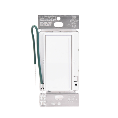 (RadioRa3) )Atenuador (dimmer) Auxiliar de pared compañero de atenuadores multilocación. Usar en 3 vías o escalera.
