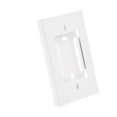 Soporte y tapa universal color blanco de PVC auto extinguible para canaleta TEK100 (5595-10001)