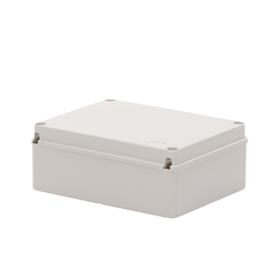 Gabinete de Plástico IP55 (190 X 240 X 95 mm). Protección EMI. Para Instalaciones Comerciales Residenciales e Industriales. Incluye Tornillería para su Tapa.