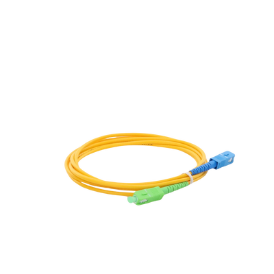 Jumper de Fibra Óptica Monomodo SC/APC-SC/UPC Simplex de 2 metros 3mm
