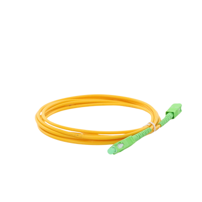 Jumper de Fibra Óptica Monomodo SC/APC-SC/APC Simplex de 3 metros 3mm