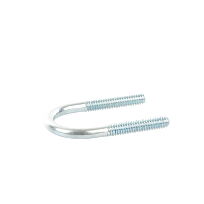 Abrazadera tipo U de 1/2" con acabado Electro Zinc no incluye tuercas y arandelas