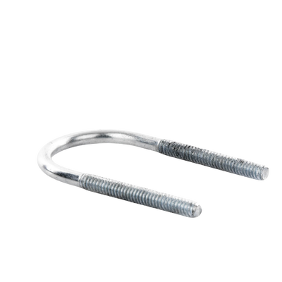 Abrazadera tipo U de 1" con acabado Electro Zinc no incluye tuercas y arandelas