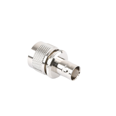 Adaptador en Línea para 50 Ohm Conector BNC Hembra-UHF Macho (PL-259) Níquel/ Plata/ Delrin.